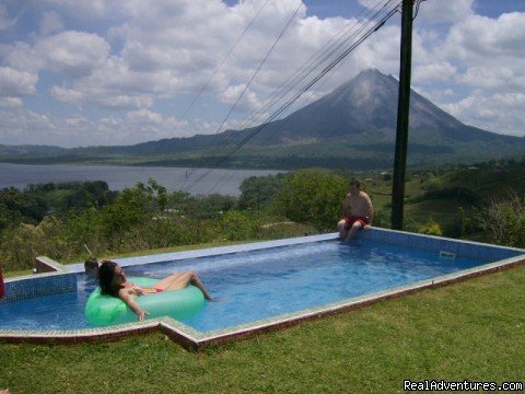 Essence Arenal pool with great volcano view | Essence Arenal Boutique Hostel | Image #11/21 | 
