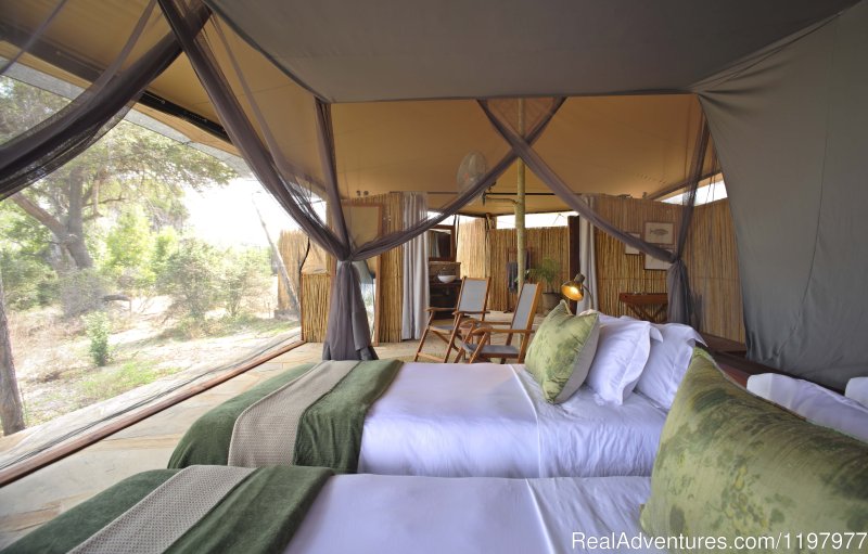 Luxury Tented Camp In Selous Gr | Uhuru Travel & Tours Ltd | Zanzibar, Tanzania | Wildlife & Safari Tours | Image #1/20 | 