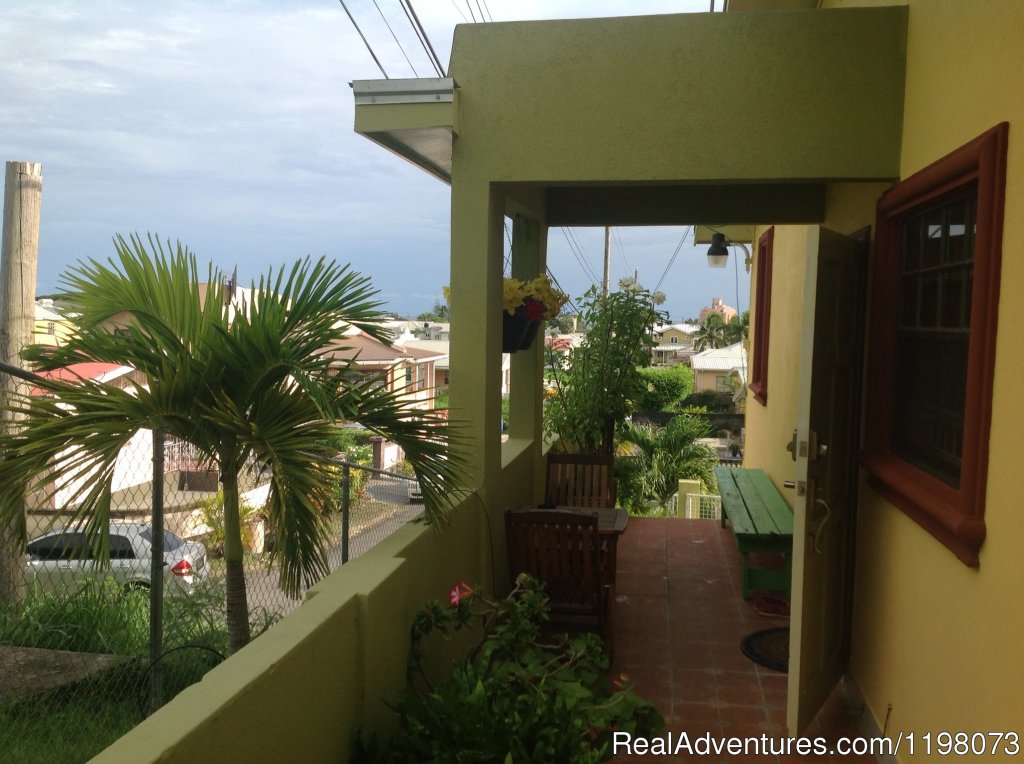 Balcony for tea and breakfast | Spacious vacation rental close to St. Lawrence Gap | Image #4/13 | 