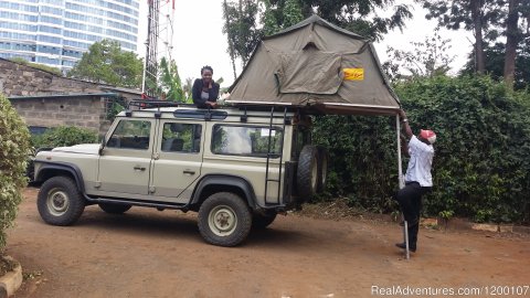 Toyota Hilux With Roof Tent, Camper Hire In Kenya