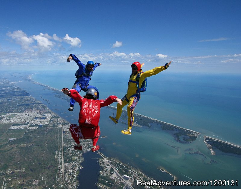 Skydive over the Florida Coastline Sebastian, Florida Skydiving