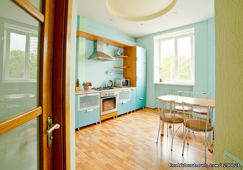 big kitchen | 2 Room Apartment in center (free Wi-Fi) | Image #4/5 | 