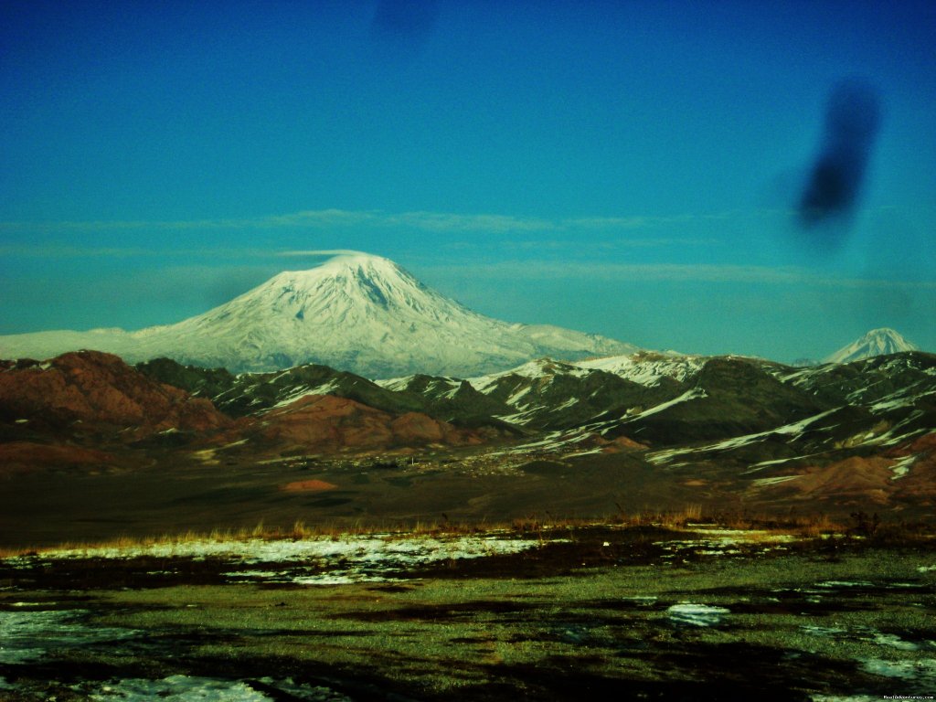 Ararat from long distance | Trekking Ararat,Ararat Expedition,Ararat Ski tours | Image #9/16 | 