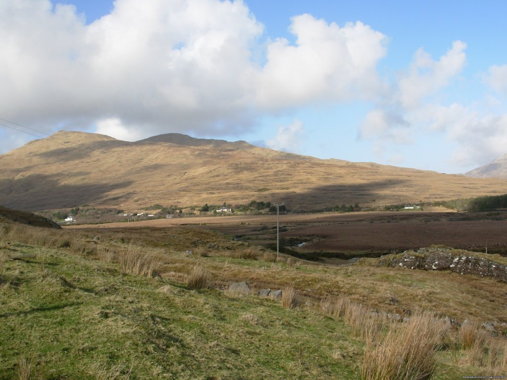 View of the hotel from the Inagh Valley | Kylemore Pass Hotel | Image #13/25 | 