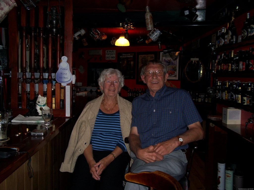 Returning guests enjoying a drink in our bar | Kylemore Pass Hotel | Image #25/25 | 