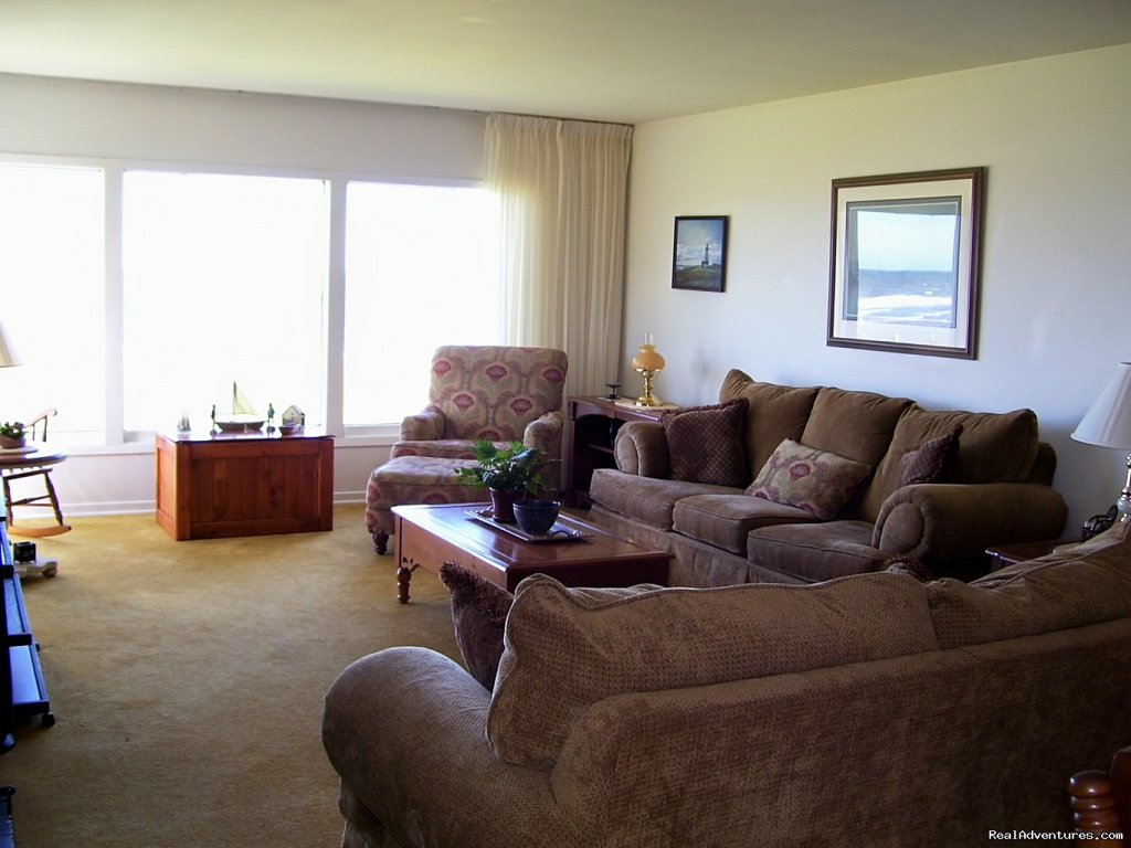 Living Room - Eastern Side | Oceanfront Peace&Privacy at Glen Green by the Sea | Image #2/16 | 