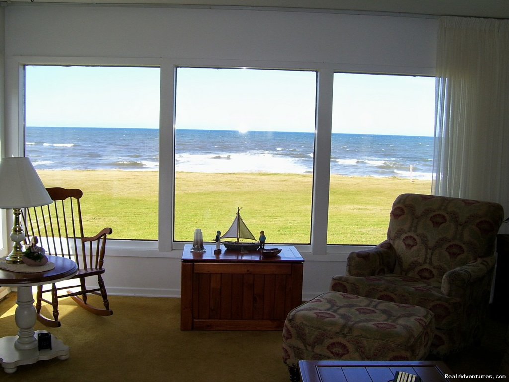 Panoramic Ocean View From Living Room | Oceanfront Peace&Privacy at Glen Green by the Sea | Image #10/16 | 