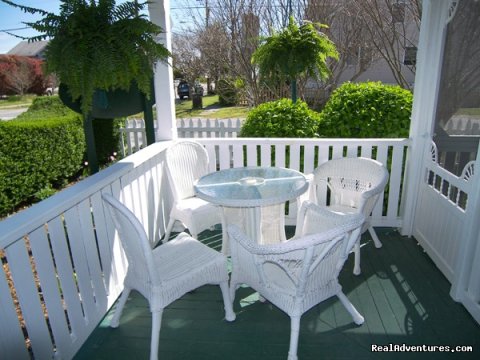 Corner Nook on Front Porch