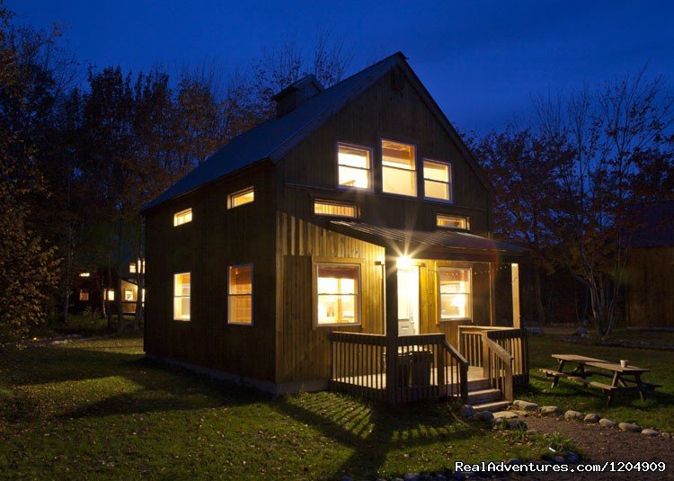 Chalet at Night | Cabot Shores Wilderness Resort | Image #2/20 | 