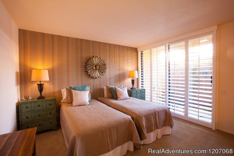 Beautiful Guest Bedrooms | Sinful Seclusion in Uptown- Palm Springs TOT3100 | Image #6/8 | 