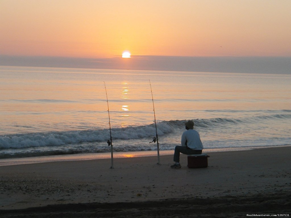 Fishing at sunrise | North Beach Camp Resort | Image #9/9 | 