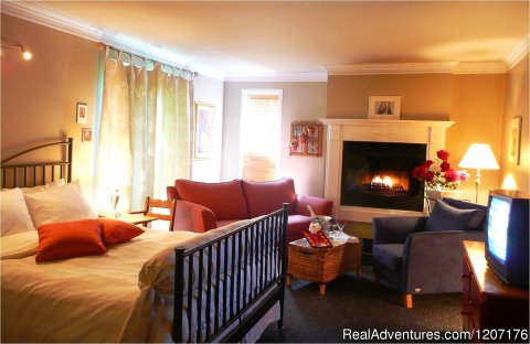 Room with fireplace | Auberge La Camarine Inn | Image #3/6 | 