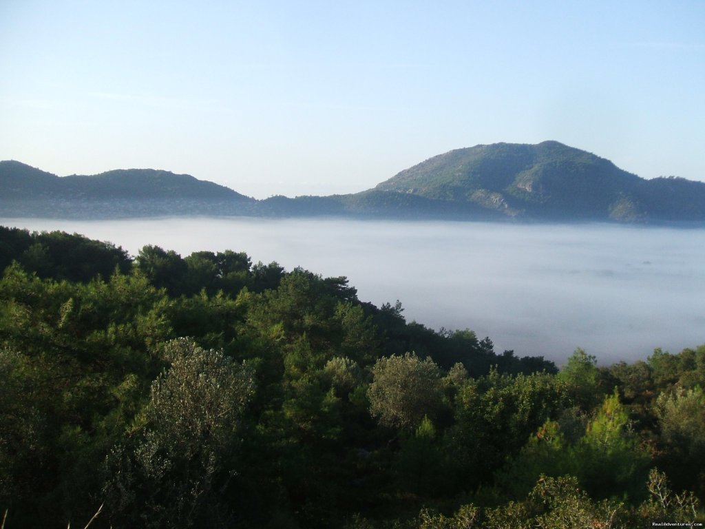 Morning Fog over Kayakoy | Hiking in Kayakoy, Turkey: the Spirit of Lycia | Image #18/24 | 