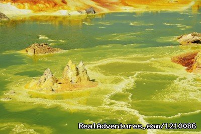 Dallol- the most colourful place of our universe | Ethiopia Adventures tour to Dallol and Ert-Ale | Addis Abababa, Ethiopia | Sight-Seeing Tours | Image #1/26 | 