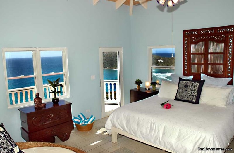 St. Thomas bedroom | Gorgeous, Ultra-Private Oceanside Villa | Image #15/21 | 