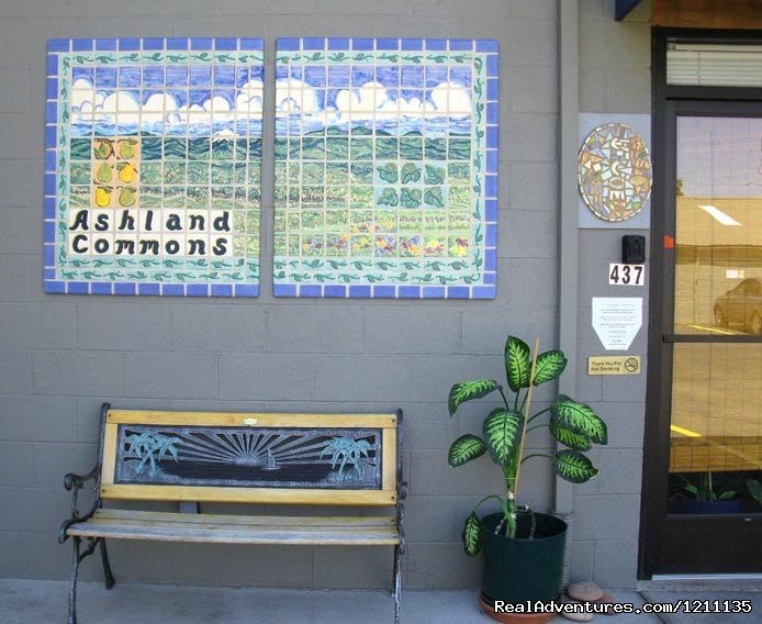 Ashland Commons Lower Entrance | Ashland Commons Vacation Rental and Hostel | Ashland, Oregon  | Vacation Rentals | Image #1/12 | 
