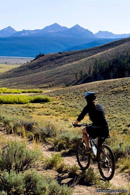 Biking on the Idaho Rocky Mountain Ranch | Idaho Rocky Mountain Ranch | Image #4/10 | 