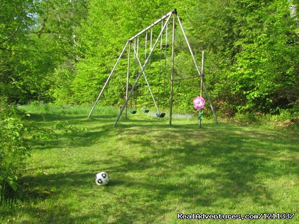 Swingset | The Woods Lodge, a Great Getaway any size Group | Image #4/6 | 