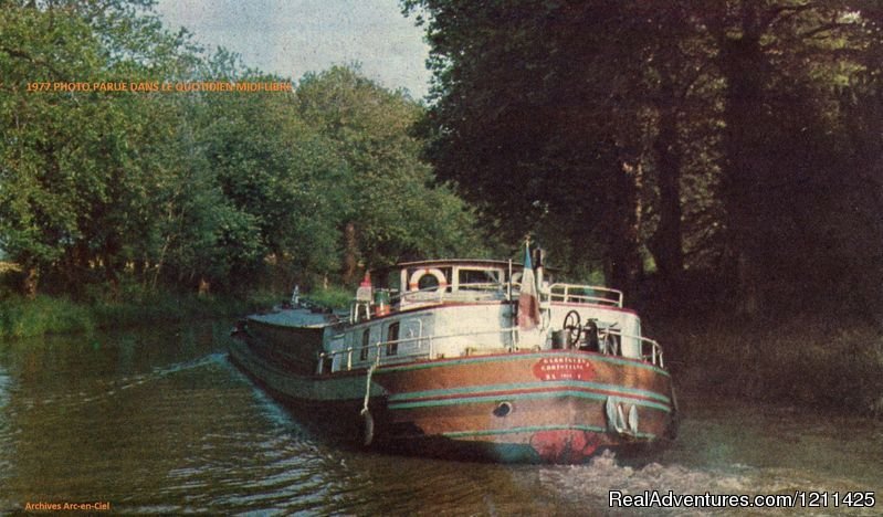 'easyvie' as the commercial barge 'Christian' in 1975. | Barge Cruise in France, Holland & Germany. | Image #2/13 | 