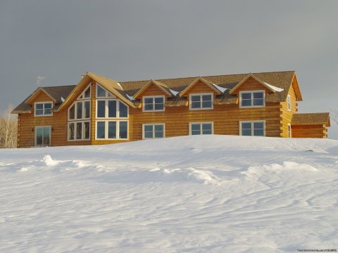 The Lodge in winter. | Image #13/18 | A Unique Waterfront B & B in the Heart of Maine