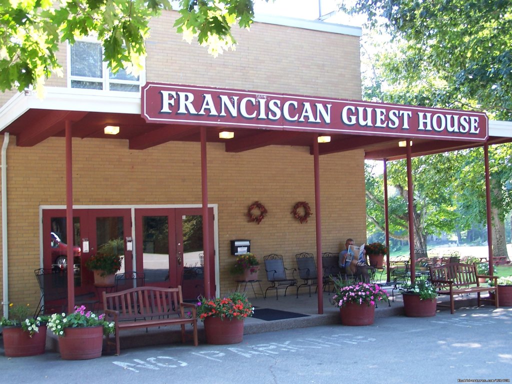 Main entrance to the hotel | Franciscan Guest House | Kennebunk, Maine  | Hotels & Resorts | Image #1/2 | 