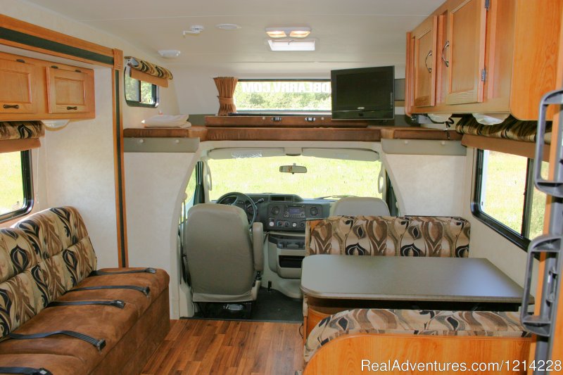Comfortable Layout in this Motorhome Rental | Alaska RV Rentals | Anchorage Motorhome Rentals | Image #21/25 | 