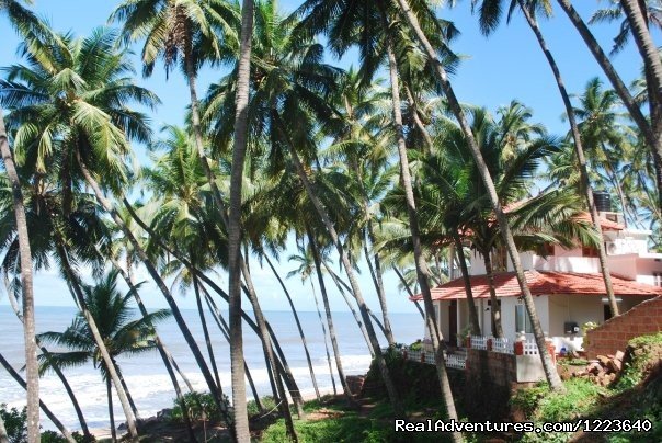 A distant view of 'Ocean Hues' | Ocean Hues Beach House - Seaside Holiday in Kerala | Image #17/20 | 