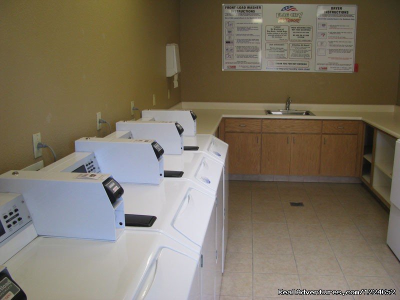 One of 3 laundry rooms | Flag City RV Resort | Image #4/6 | 
