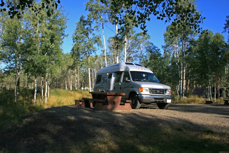 Van Conversion at a Campground | CanaDream RV Rentals & Sales - Halifax | Image #4/5 | 