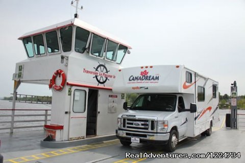 Getting on the ferry in Quebec | Image #3/7 | CanaDream RV Rentals & Sales - Montreal