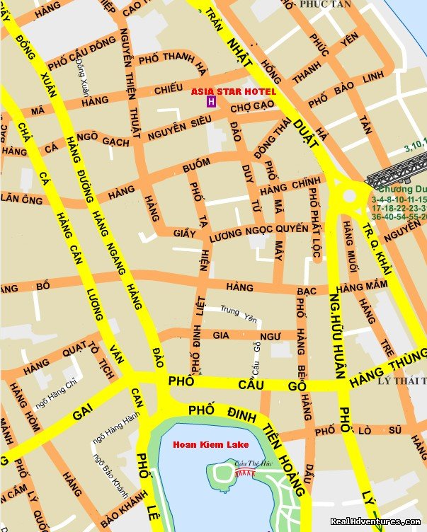 Map to find hotel  | In Old City 5 Minutes from Hoan Kiem Lake | Image #7/10 | 