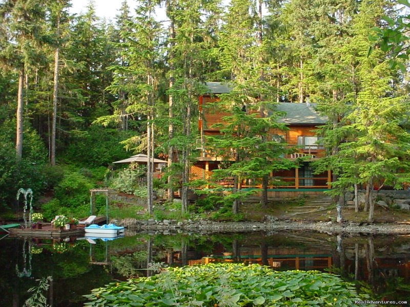 View from Across the Pond | Alaska's Pearson's Pond Luxury Inn & Adventure Spa | Image #2/11 | 