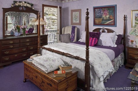 Colette's bedroom opens onto private balcony | Image #14/23 | Cliff Cottage B&B Luxury Suites/Historic Cottages