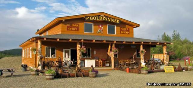 Goldpanner Giftshop/RV Park Office, Front View | Chicken Creek RV Park | Chicken, Alaska  | Campgrounds & RV Parks | Image #1/3 | 