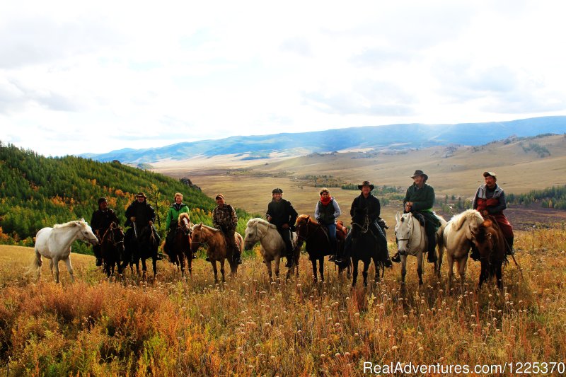 Group Photo of Khagiin Khar Horse trek 2013 | Experience horseback adventure in Mongolia | Image #2/4 | 