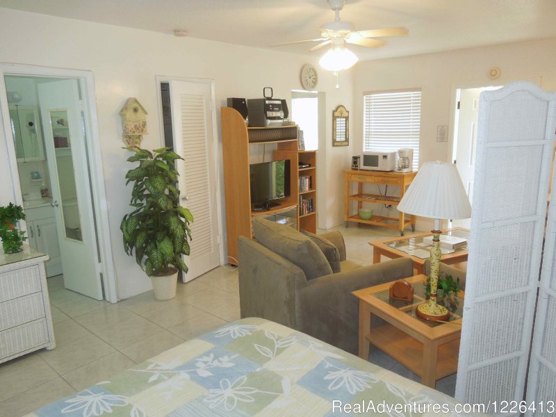 Studio apartment with queen bed and full sleeper sofa | Bahama Beach Club - Studios and 1/1 Apts | Image #13/26 | 