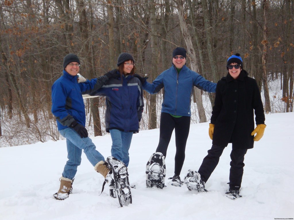 Guests on Snowshoe Trails | Inn at Wawanissee Point | Image #3/16 | 