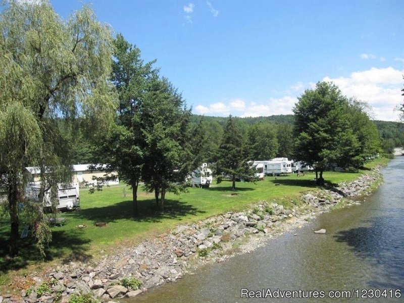 Abel Mountain Campground, a view from the bridge | Join us for a quiet and relaxing getaway | Braintree, Vermont  | Campgrounds & RV Parks | Image #1/1 | 