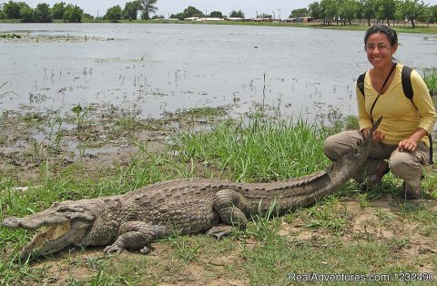 Paga Crocodiles pond tour