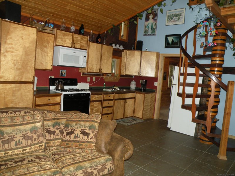 TreeFort House living room/kitchen | Beach House Rentals | Image #3/14 | 