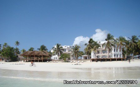 Hotel View from the Sea side | Dongwe Ocean View ZANZIBAR TANZANIA | Zanzibar, Tanzania | Bed & Breakfasts | Image #1/21 | 