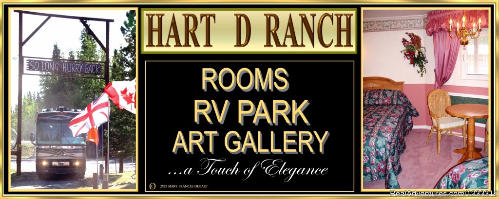 Hart D entry sign | Hart D Ranch:Rooms /RV Park /PO | Slana, Alaska  | Hotels & Resorts | Image #1/24 | 