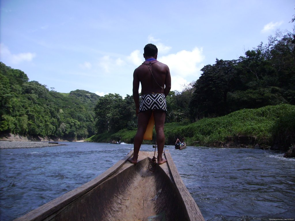 Dogout canoe ride on the Gatun River | Visit to an authentic Indian Village | Panama City, Panama | Sight-Seeing Tours | Image #1/7 | 