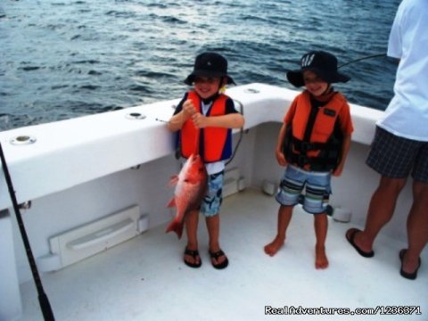 Kids day on the boat