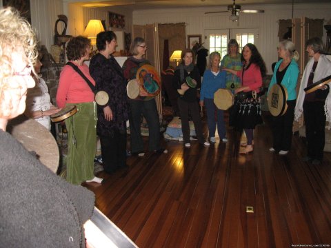 Women's drumming | Image #8/25 | Renew & Relax at Fire Om Earth Retreat Center