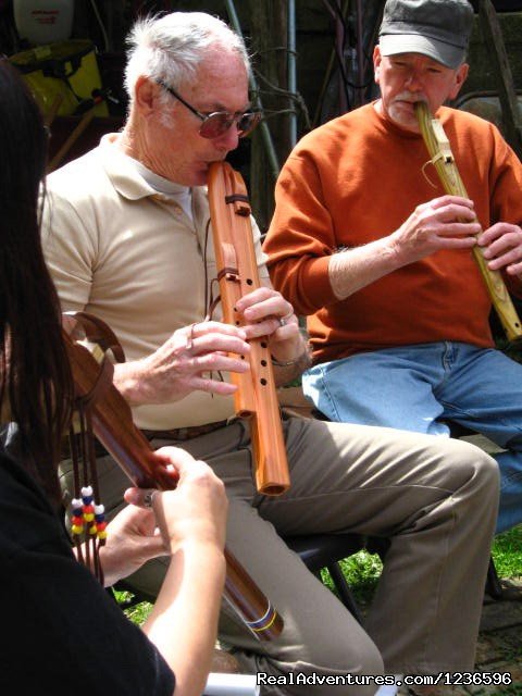 Playing Flutes | Image #11/25 | Renew & Relax at Fire Om Earth Retreat Center