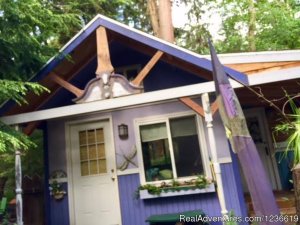 Purple Cottage Studio with Hot Tub on Whidbey | Langley, Washington Vacation Rentals | Bothell, Washington