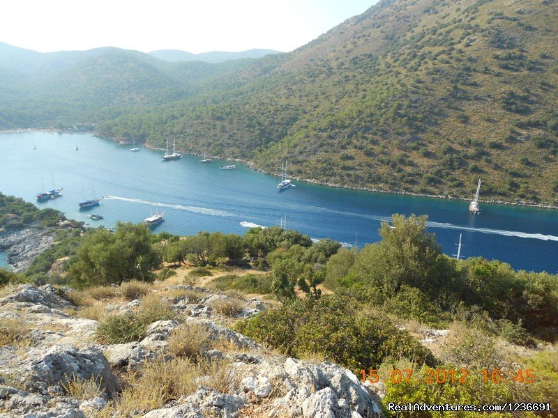 The view from the top of St.Nicholaus Island in Fethiye. | Blue Cruise in Turkey | Image #13/18 | 