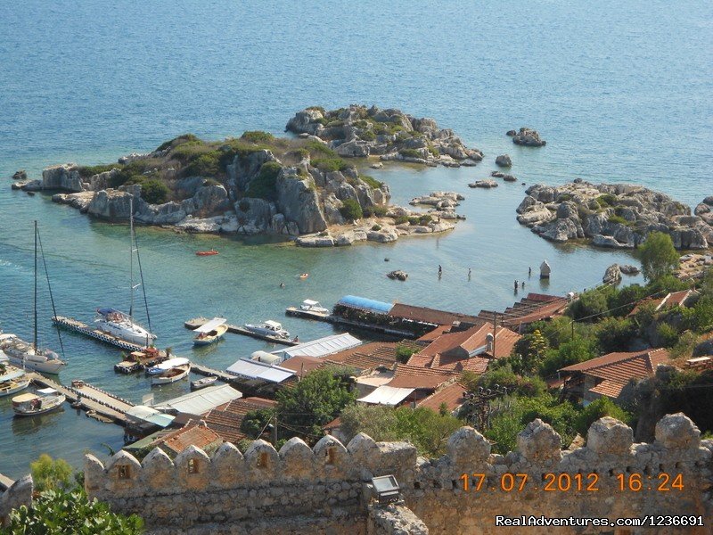 The view from Simena Castle. | Blue Cruise in Turkey | Image #2/18 | 