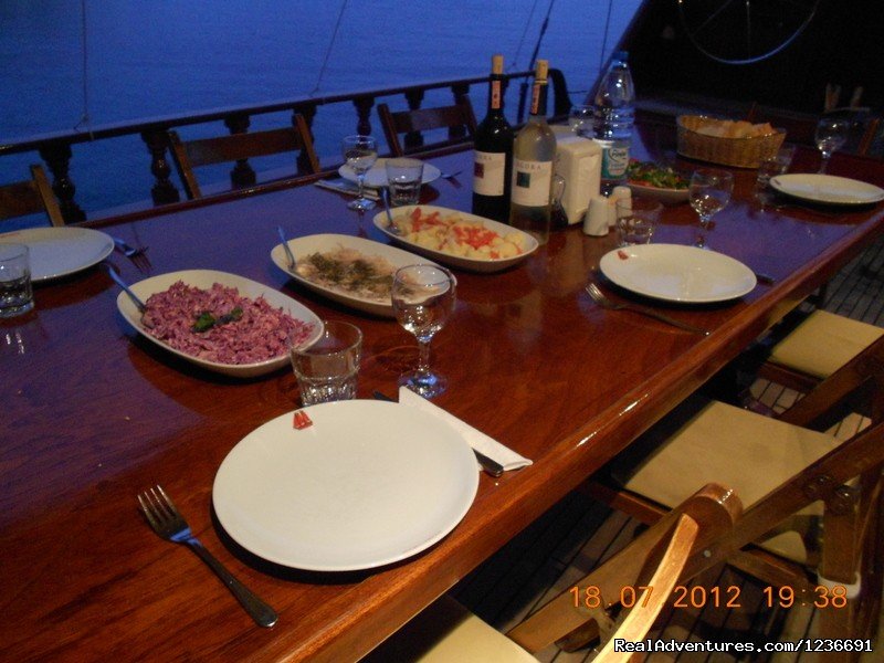 Dinner on gulet boat | Blue Cruise in Turkey | Image #9/18 | 